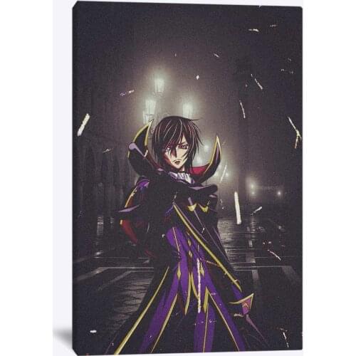 Code Geass Lelouch Vi Britannia Manga Canvas Home Decor Prints Dorm Living Room Bedroom Painting Wall Art Decoration Poster