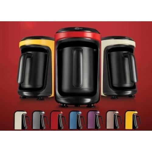 Coffee machine for roe parties automatic temperature adjustment for Turkish coffee red blue gray easy cleaning