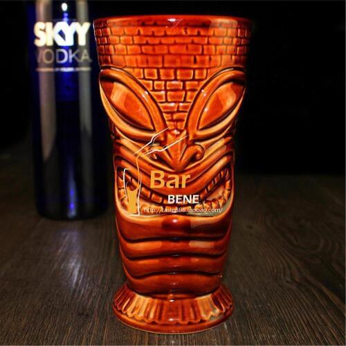 Collection Bar Arts And Crafts Limited Edition Tiki Mug Coffee Mug Hawaii Home Decoration Big Eyes Ceramic Cocktail Cup