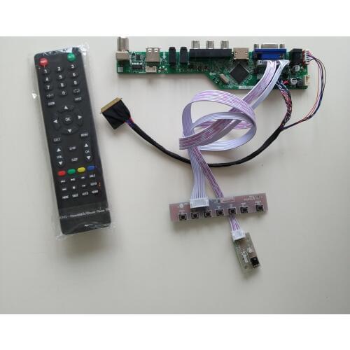 Remote Controller board LED USB Audio HDMI RF TV AV LCD VGA For LP133WH2(TL)(GA)/(TL)(HA) 13.3" Screen 40pin 1366X768