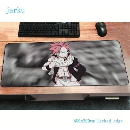 Fairy tail mouse pad gamer ergonomic 800x300x2mm notbook mouse mat gaming mousepad large laptop pad mouse PC desk padmouse mats