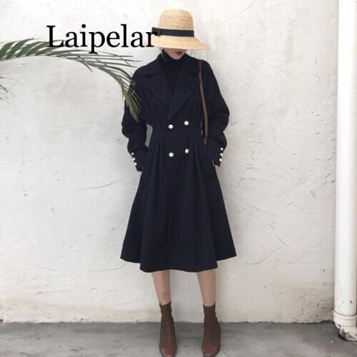 Laipelar Women's Long Trench Coats