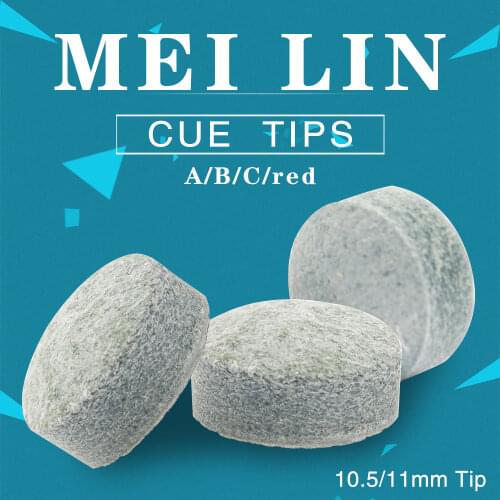 Arms Tips 50 Pieces of 11mm 32 Pieces of 13mm Tips Billiard Snooker Single-layer Tips Black Eight Made in Taiwan