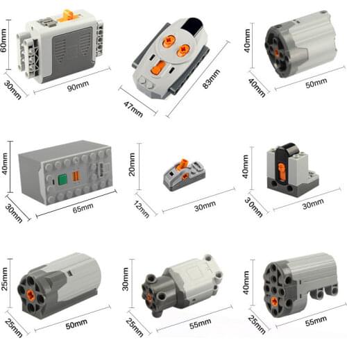 Multi-function motor, high-tech parts compatible with all brands 8883 Tool Servo System PF Model Suite Building Module