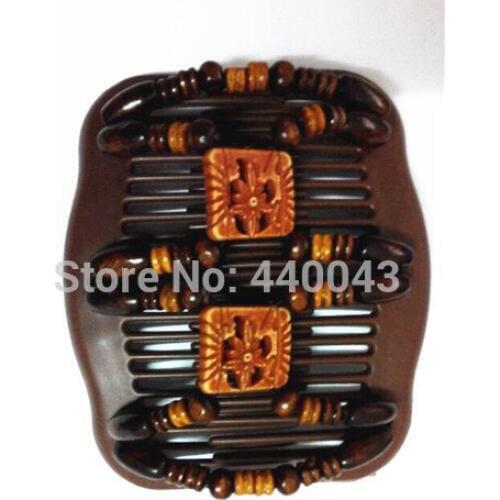 Fashiond Handmade Elastic Headwear mix colour Costume Acrylic Beaded Magic Hair Comb 20pcs/lot