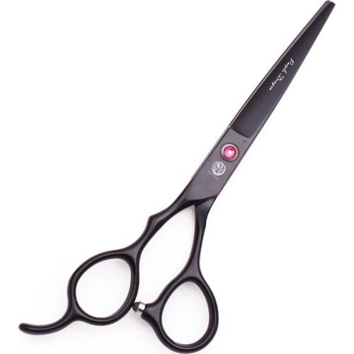 Barber Scissors Set Left Hand 5.5" 6.0" Purple Dragon Japan Stainless Haircut Thinning Scissors Beauty Hairdressing Shears 8001