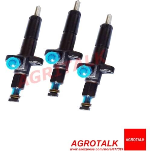 Set of fuel injectors for Laidong engine KM385BT / LL380B / LL480B (direct injection, not EPA type) , part number: LL480B-10300