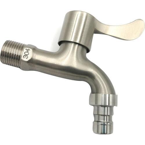 Wall Mount Washing Machine Faucet Stainless Steel Laundry Bathroom Bibcock Garden Faucet Washing Machine Tap Balcony Water Tap