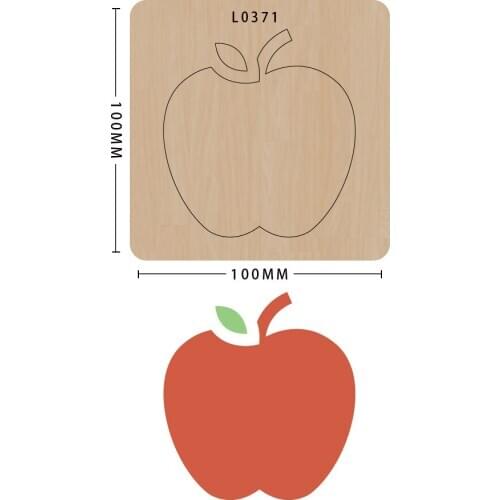 SMVAUON Scrapbooking Wooden Cutting Die DIY Apple Various Pattern Series New 2020 For Cutting Mold Dies