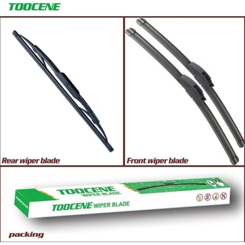 Front And Rear Wiper Blades For Land Rover Discovery 4 2009-2018 Rubber Windscreen Windshield Wipers Car Accessories 22+21+16