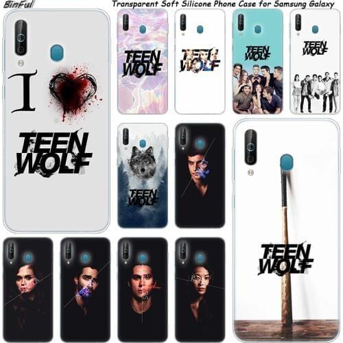 Teen wolf Silicone Phone Case For Samsung Galaxy A80 A70 A60 A50 A40 A40S A30 A20E A2CORE M40 Note 10 Plus 9 8 5 Fashion Cover