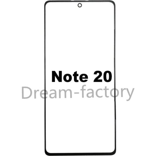 50PCS Front Glass Touch Screen Outer Panel Lens Replacement for Samsung Galaxy Note 20 Ultra N980 N985