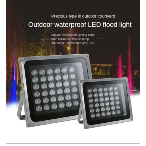 Led Spotlight Outdoor Led Floodlight Garden Building Lighting Outdoor Wall Lamp Waterproof Led Lamps 12V 24V 220V 30W 36W 48W