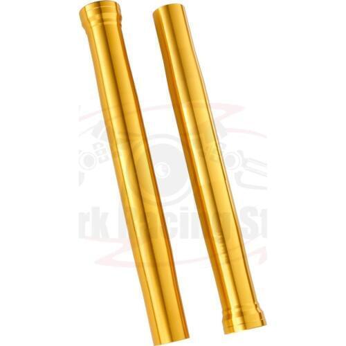Outer Fork Pipes Golden Tubes Pair For YAMAHA R1 2004-2006 2005 OEM 5VY-23136-10-00 482mm / 18.98inch