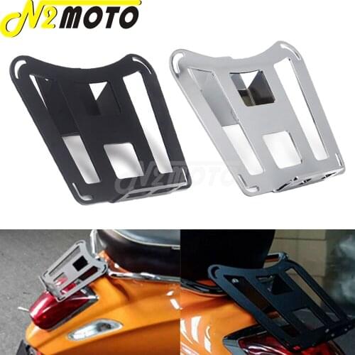 For VESPA Sprint Primavera 150 GTS 300 2017 2018 2019 CNC Aluminum Black/Chrome Rear Luggage Rack Cargo Shelf Bracket Support