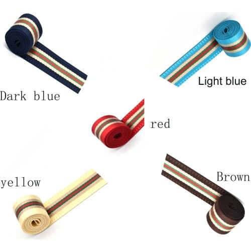 1.5 Inch Heavy Webbing Stripe Webbing Cloth Backpack Portable Packaging Accessories Webbing Key Ring Belt Accessories Home DIY