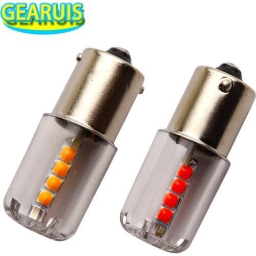 10pcs 1156 BA15S 1157 BAY15D Silicone LED 8 SMD 3030 LED P21/5W Car Auto Turn signal Brake Parking Lamp DRL white red 12V