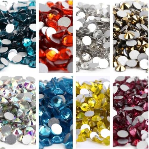 Ss3-ss30 Mix size Rhinestone Crystal AB 1700pcs/lot Hotfix Rhinestones use for DIY Bags Garment Shoes Nail art