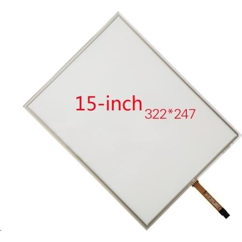 15-inch 4-wire resistive touch screen 322*247 is suitable for industrial computer touch screen