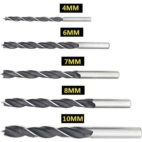 5pc Hss 5 Flute Countersink Drill bit Three Sharp Reamer Carpentry Chamfer 4/6/7/8/10mm Sink Hole Reaming Woodworker Woodworking