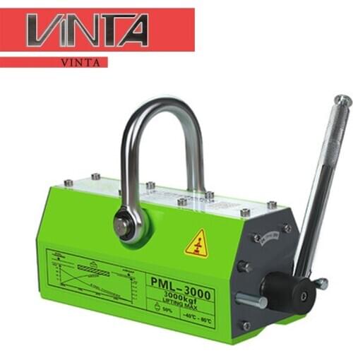 BIG Sales CNC PML Series PML-3000 electro manual permanent magnetic lifter transportation steel plate lifting magnet for crane