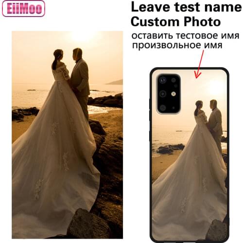 EiiMoo Custom Phone Cover For Xiaomi Redmi 9 9A 9C CC9 Note 9S 4 5 6 7 8 9 8T 10 Pro Max Mi 10S 10i 5G DIY Text Name Photo Case
