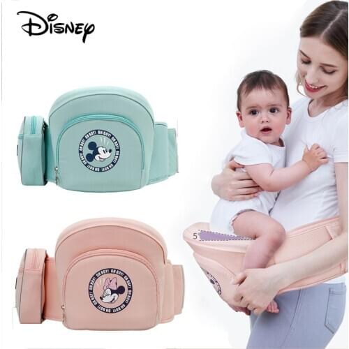 Disney Mickey Minnie Baby Carrier Ergonomic Baby Carrier Backpack Kangaroo Baby Carrier 0-36 Months Baby Waist Stool Walkers