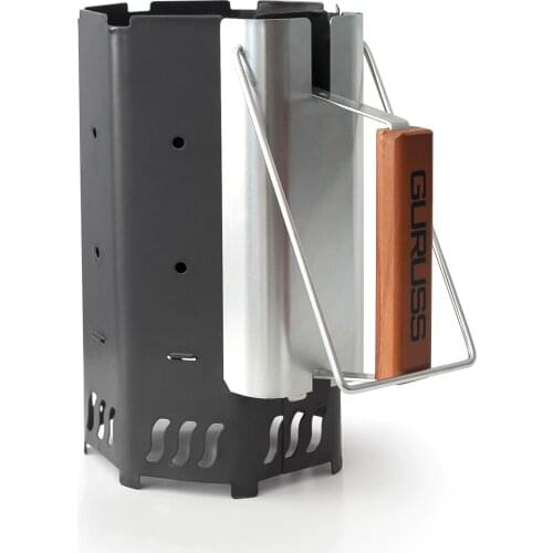 Guruss Volcano Ignition Chimney charcoal barbecue hookah picnic outing travel auxiliary practical equipment