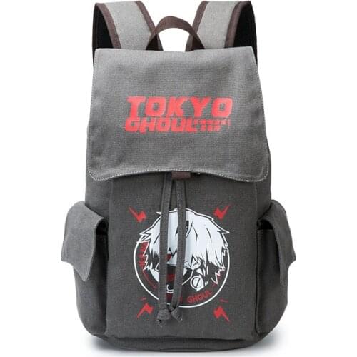 Anime Cosplay Canvas School Backpack Totoro Attack On Titan Tokyo Ghoul Death Note Travel Bags Rucksack Gift