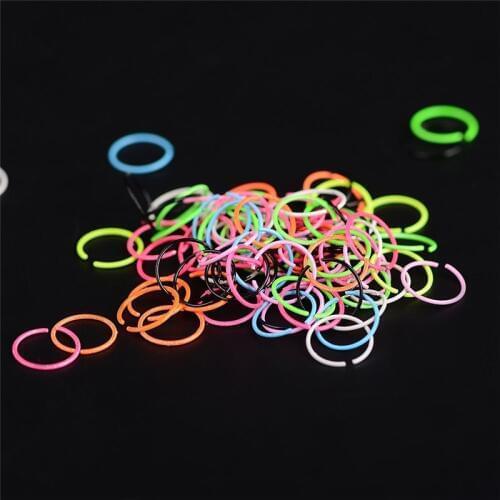 20Pcs/Lot Mixed Color Stainless Steel Nose Open Hoop Ring For Women Body Piercing Studs Jewelry Wholesale