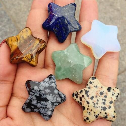 2Pcs Beautiful star crystal healing stone for valentines day gift natural crystal craft crystal gem polishing treatment