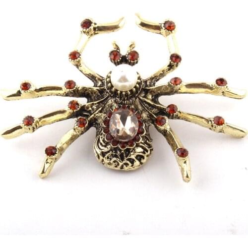Fashion Women Rhinestone Metal Animal Brooch