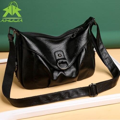 Fashion Soft Leather High Capacity Handbags Female 2021 New Luxury Womens Bags Designer Messenger Bag Shoulder Bags for Women