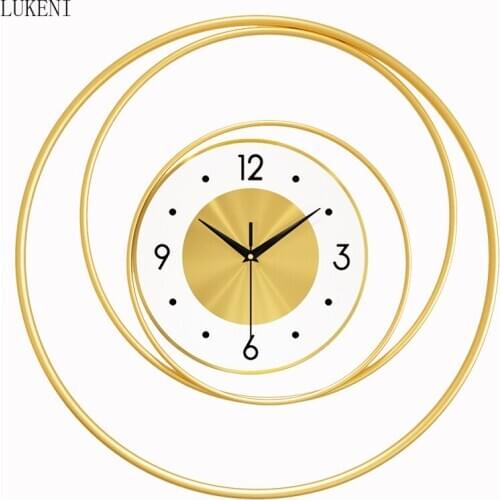 Clocks Wall Clocks Living Room Modern Simple Atmosphere Light Luxury Home Clocks Personality Fashion Decorative Wall Watches