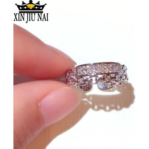 2020 Hot New Arrival Arrives Personalized Creative Beautiful Shining Womens Ring Jewelry Proposal Engagement Anniversary
