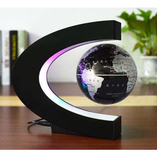 Floating Magnetic Levitation Globe LED World Map Electronic Antigravity Lamp Novelty Ball Light Home Decoration Birthday Gifts