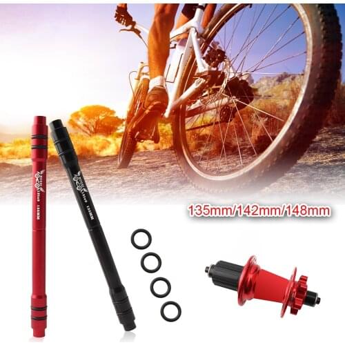 Bicycle Thru Axle Adapter Conversion for Front Wheel 12mm Thru Axle Hub fit to 9mm Thru Axle Bicycle Hub Adapter