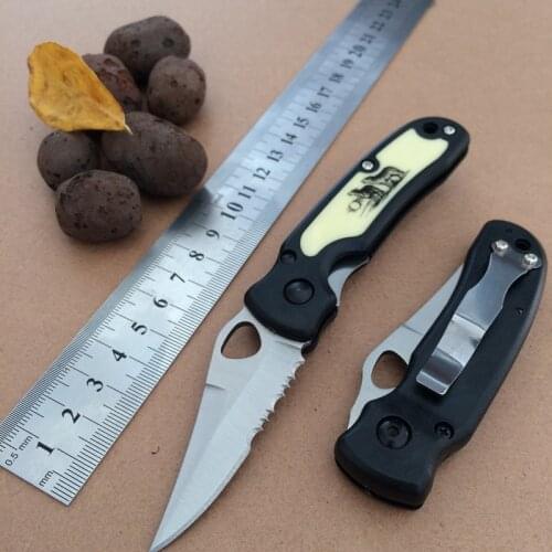 High-hardness folding knife Wild survival multi-function knife outdoor pocket knife Legal self-defense tool Rescue tool