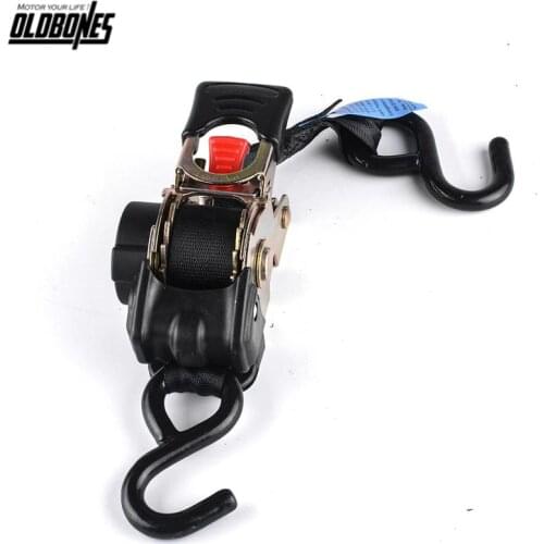 Universal New Tie Down Belts With Automatic Rollup Auto Retractable Easy To Carry Ratchet Tie Down Starp S-hooks