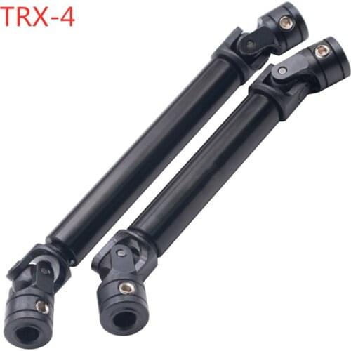 2Pcs Trx4 Metal Steel CVD Drive Shaft For 1/10 RC Rock Crawler Car Traxxass Trx-4 T4 Defender Rc Car Parts & Accessories
