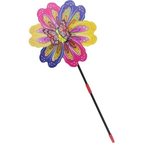 Butterfly Shape Windmill Bright Coloured garden decoration Kids Toy