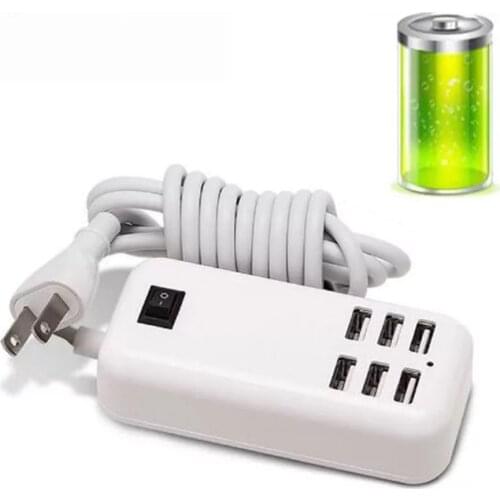 Charging Charger USB Port EU/US Plug Phone USB Portable Socket Wall Outlet Dock Charger Adapter USB Travel Power Strip Charging