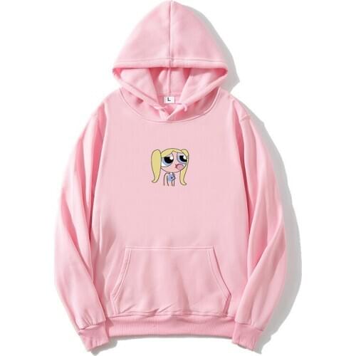 JXGXSX Harajuku Winter Mens Hoodie Womens Loose Korean Style Hoodie Streetwear Super Girls Polaroid Print Hoodie Pullover