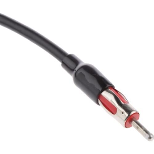 1 Male to 2 Female Y Splitter Car Stereo Radio Antenna Aerial Adapter Plug Extension Cable Connector