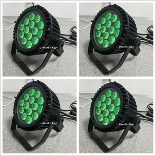 12 pieces Good quality led par 64 rgbw 4in1 14x10w slim par led outdoor dmx led par cans