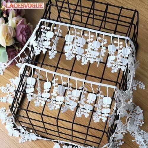 19yards(5y) 7cm Embroidery lace fabric Garment needlework sewing Patchwork DIY Handmade accessories Dress edge decoration 501