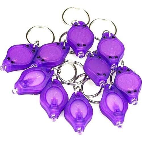 395nm UV LED Keychain Money Detector (100pcs/lot)