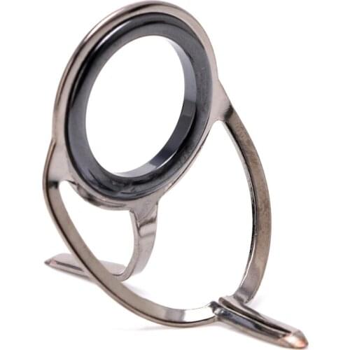 8Pcs 6# - 30# Stainless Steel Eye Rings Fishing Rod Guides Tips Line Repair Kit