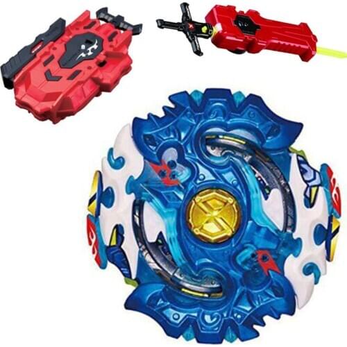 B-111 06 RARE Spriggan / Spryzen Requiem Burst Spinning Top BOOSTER + LR RED Launcher and Sword Launcher