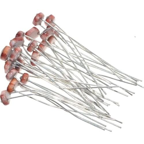 100PCS 5506 Light Dependent Resistor LDR 5MM Photoresistor wholesale and retail Photoconductive resistance